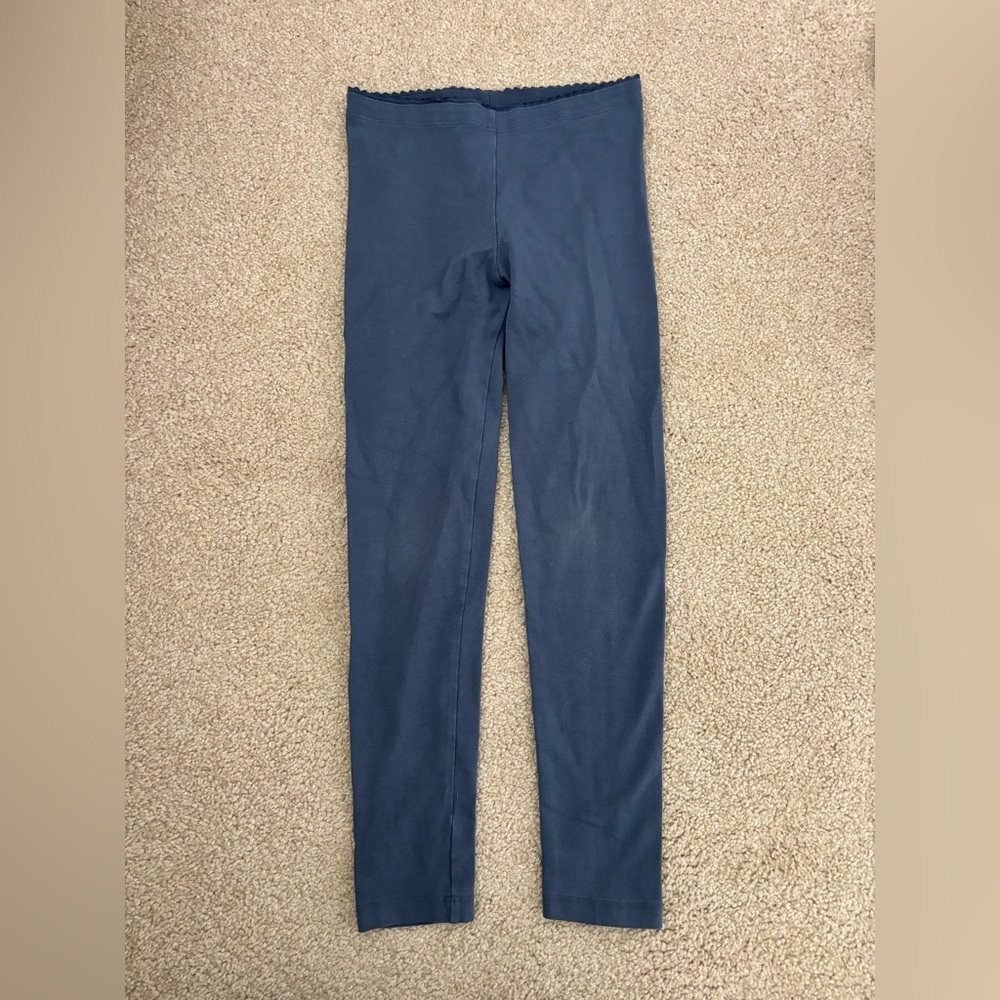 Girls tea collection blue leggings size 7